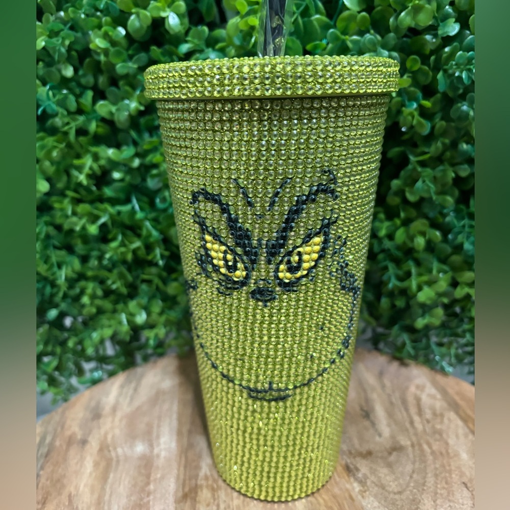 Bioworld  NWT Sparkling Green Grinch Tumbler